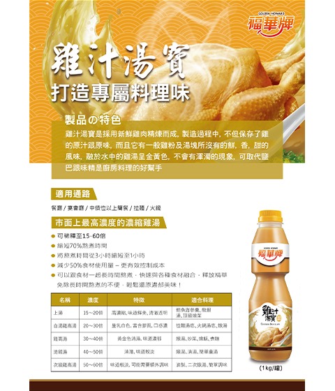 福華牌雞汁湯寶電子DM
