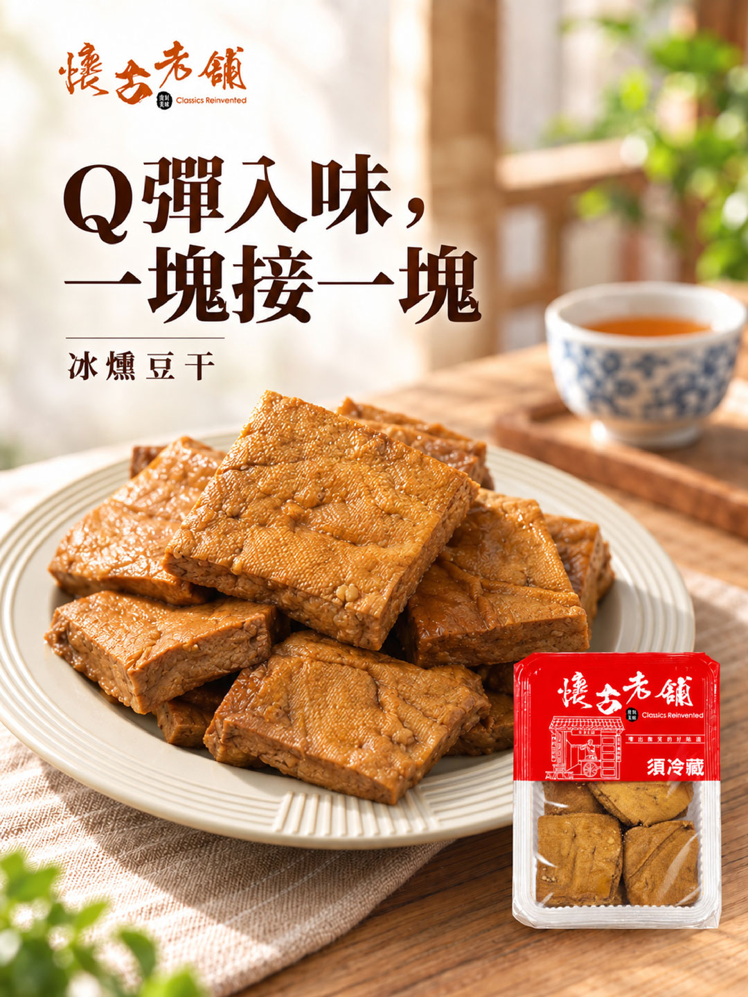 懷古老舖冰燻豆干
