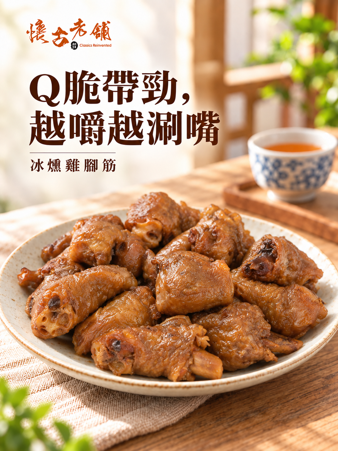 懷古老舖冰燻雞腳筋