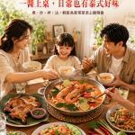 福華牌泰式風味冬蔭醬家庭聚餐情境