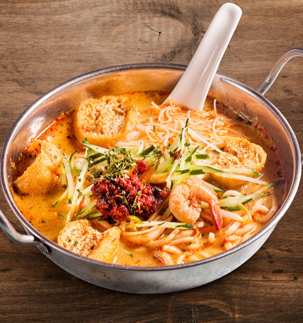 Singapore Laksa Seafood Noodle