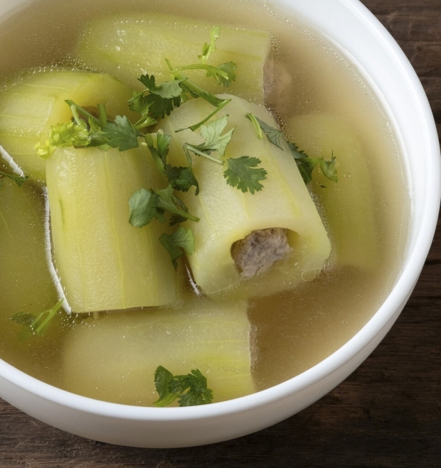 大黃瓜鑲肉湯